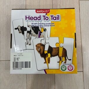 Match It! Head To Tail Animal Puzzle